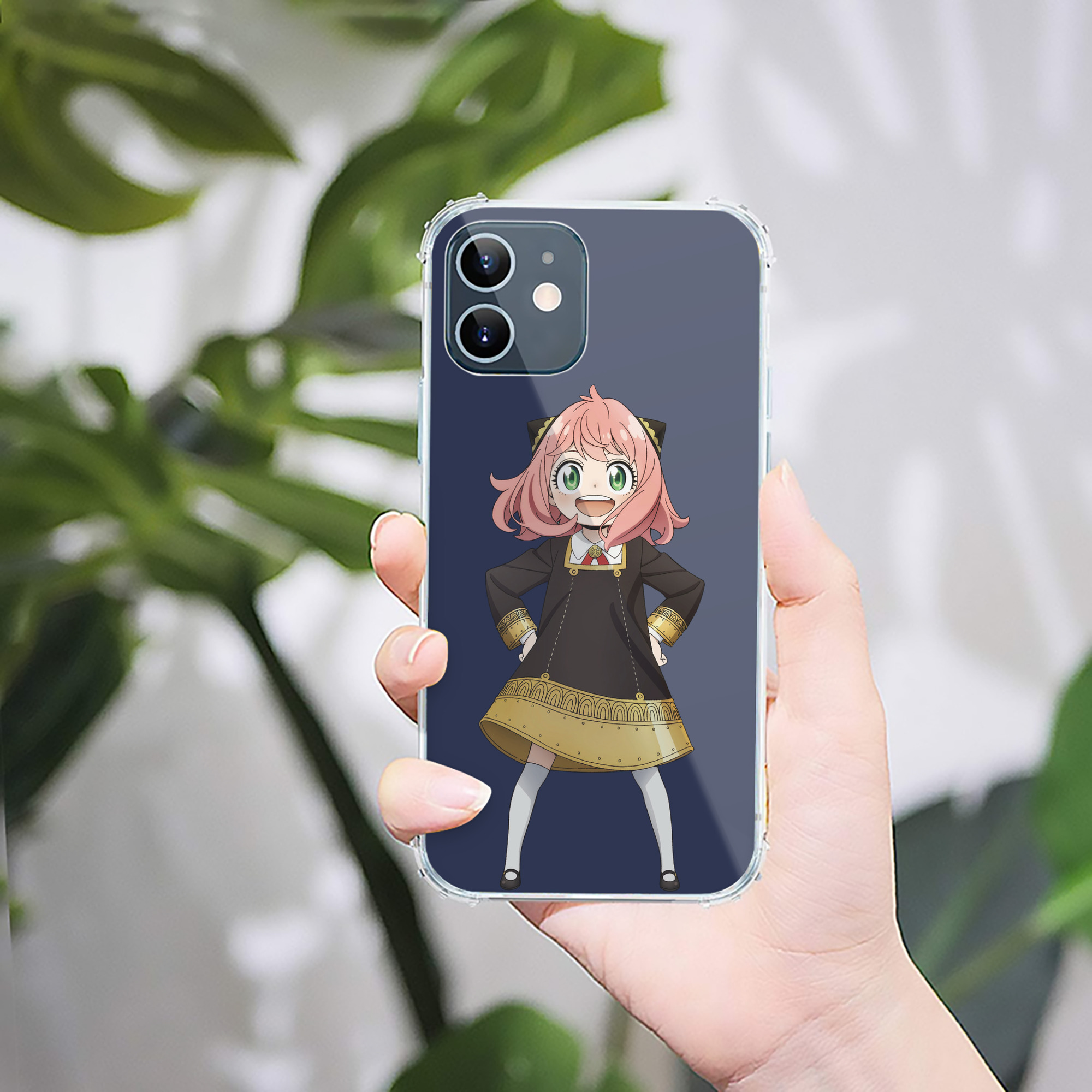 （画像用） SPY×FAMILY间谍家家酒 【iPhone 12シリーズ対応】透明スマホケース（クリアソフトケース）